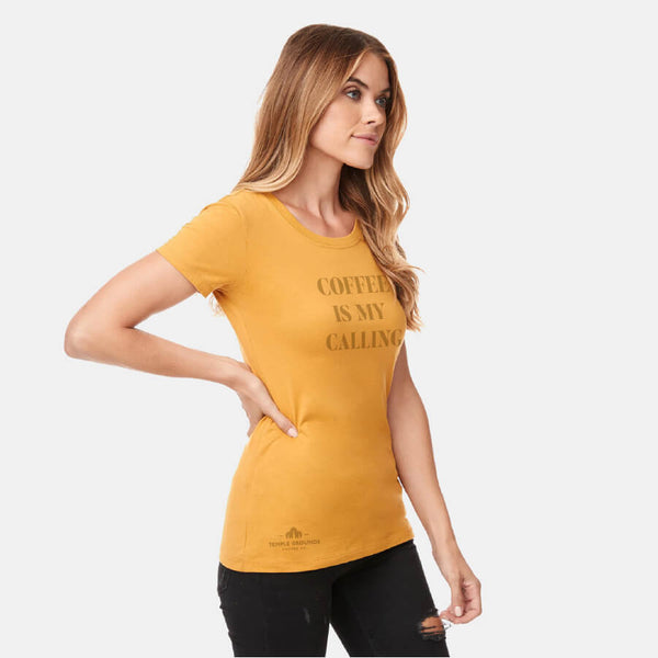 Coffee is My Calling Tee - Women's